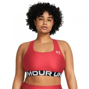 Dámska tréningová športová podprsenka UNDER ARMOUR UA HG Authentics Mid Branded-RED