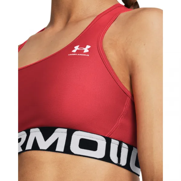 Dámska tréningová športová podprsenka UNDER ARMOUR UA HG Authentics Mid Branded-RED