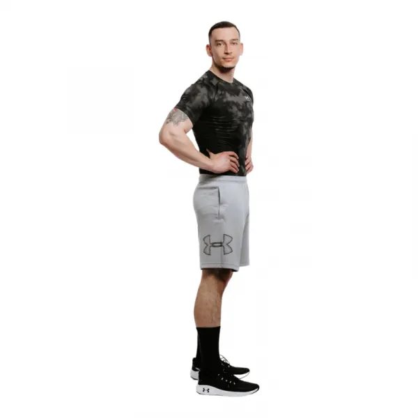 Pánske tréningové kraťasy UNDER ARMOUR UA TECH GRAPHIC SHORT-GRY