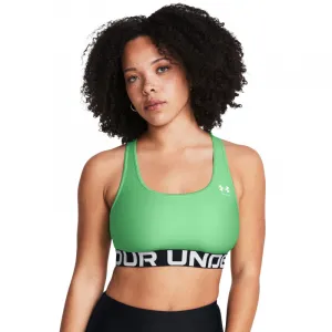 Dámska tréningová športová podprsenka UNDER ARMOUR UA HG Authentics Mid Branded-GRN 350