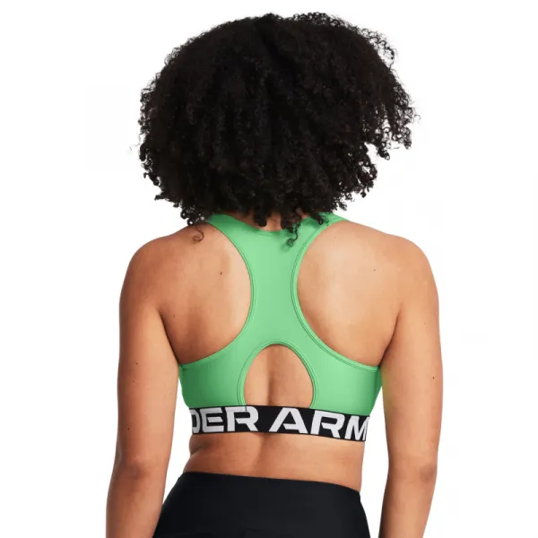 Dámska tréningová športová podprsenka UNDER ARMOUR UA HG Authentics Mid Branded-GRN 350