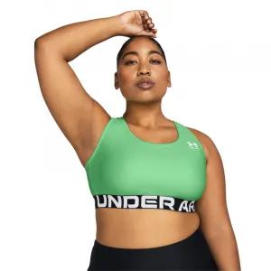 Dámska tréningová športová podprsenka UNDER ARMOUR UA HG Authentics Mid Branded-GRN 350