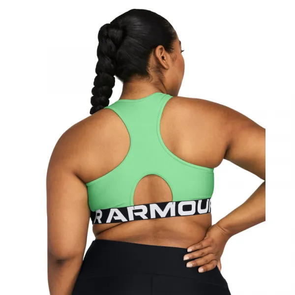 Dámska tréningová športová podprsenka UNDER ARMOUR UA HG Authentics Mid Branded-GRN 350