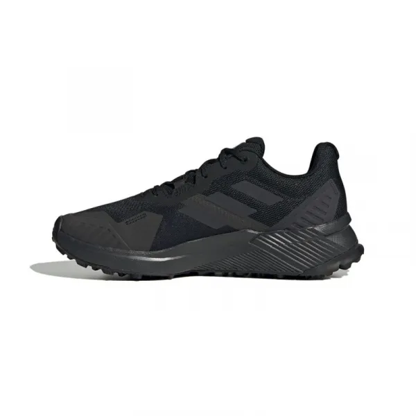 Pánska bežecká trailová obuv ADIDAS Terrex Soulstride core black carbon grey six