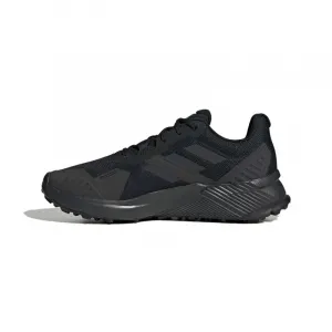 Pánska bežecká trailová obuv ADIDAS Terrex Soulstride core black carbon grey six