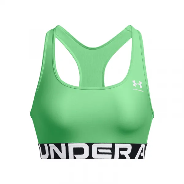Dámska tréningová športová podprsenka UNDER ARMOUR UA HG Authentics Mid Branded-GRN 350
