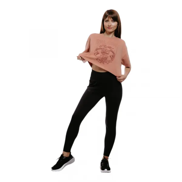 Dámske tričko s krátkym rukávom UNDER ARMOUR UA HW Dusk to Dawn Crop SS-PNK