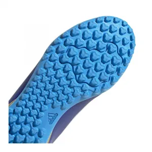 Chlapčenské futbalové kopačky turfy ADIDAS X Crazyfast Messi Jr TF lucid blue blue burst cloud white