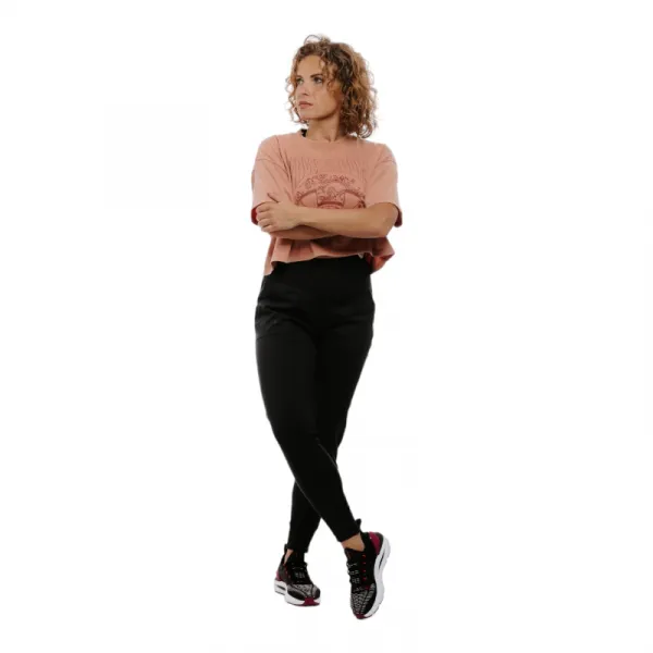 Dámske tričko s krátkym rukávom UNDER ARMOUR UA HW Dusk to Dawn Crop SS-PNK