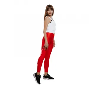 Dámske legíny UNDER ARMOUR Armour Branded Legging-RED 814