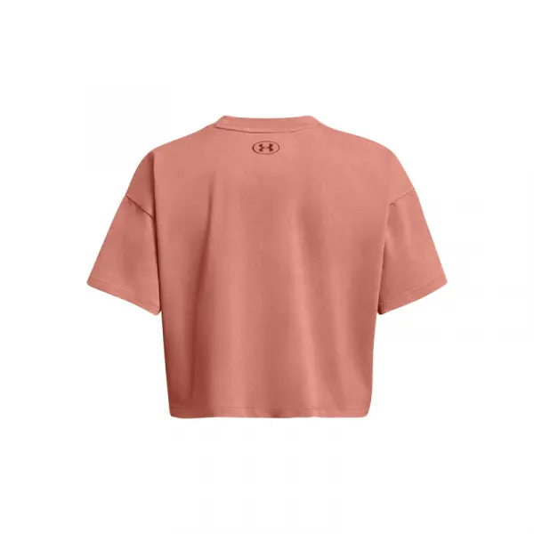 Dámske tričko s krátkym rukávom UNDER ARMOUR UA HW Dusk to Dawn Crop SS-PNK