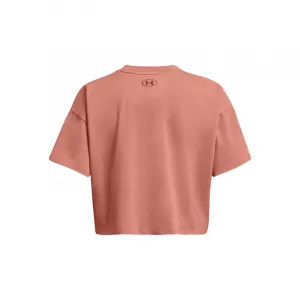 Dámske tričko s krátkym rukávom UNDER ARMOUR UA HW Dusk to Dawn Crop SS-PNK