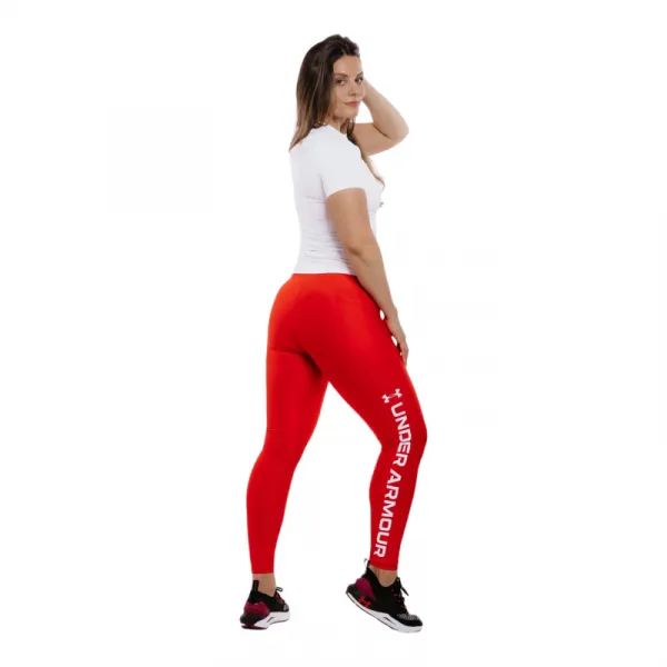 Dámske legíny UNDER ARMOUR Armour Branded Legging-RED 814
