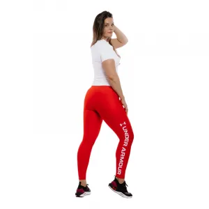 Dámske legíny UNDER ARMOUR Armour Branded Legging-RED 814