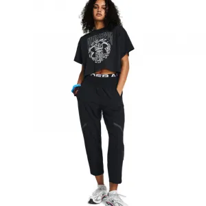 Dámske tričko s krátkym rukávom UNDER ARMOUR UA HW Dusk to Dawn Crop SS-BLK