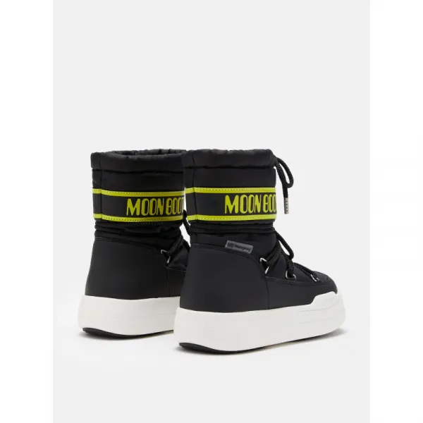 Juniorské vysoké zimné topánky MOON BOOT MB JR PARK BOOT, N001 BLACK