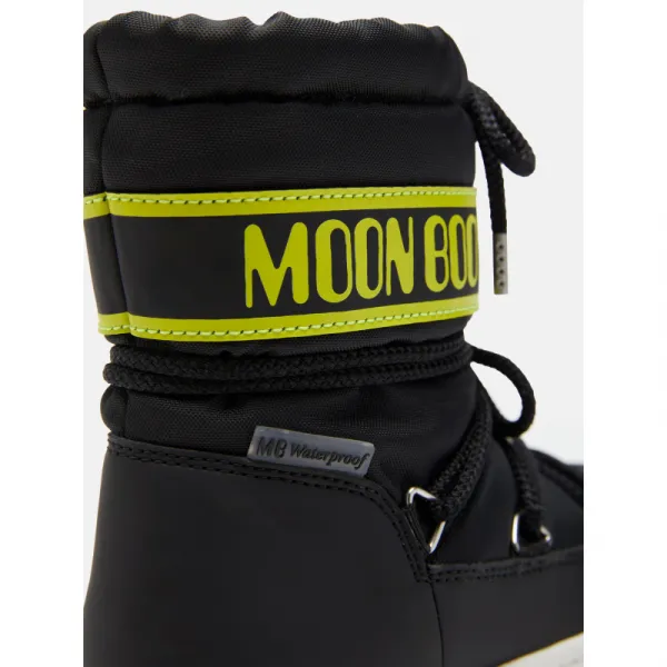 Juniorské vysoké zimné topánky MOON BOOT MB JR PARK BOOT, N001 BLACK