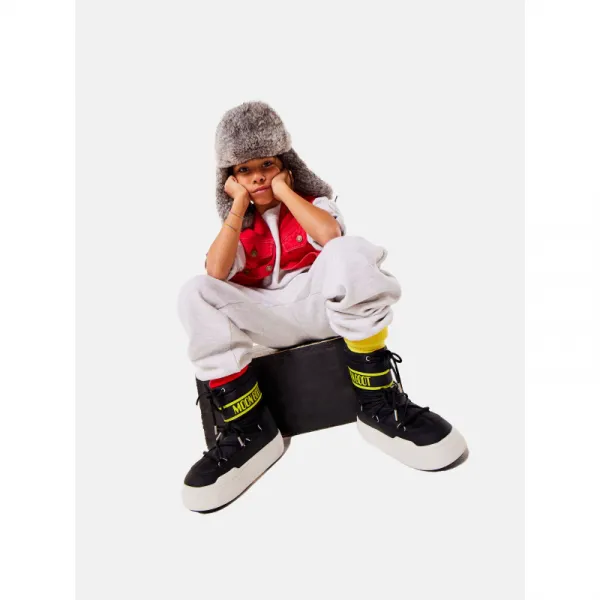 Juniorské vysoké zimné topánky MOON BOOT MB JR PARK BOOT, N001 BLACK