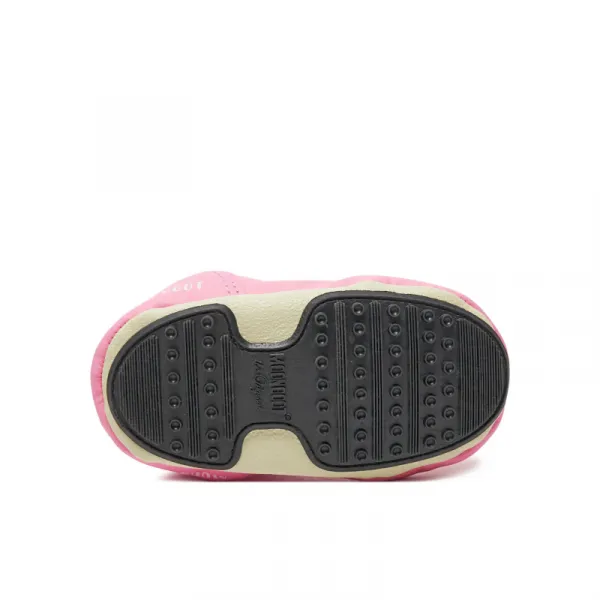 Juniorské vysoké zimné topánky MOON BOOT MB CRIB NYLON JR-J004 LIGHT PINK