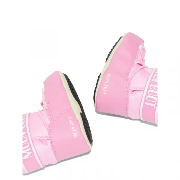 Juniorské vysoké zimné topánky MOON BOOT MB CRIB NYLON JR-J004 LIGHT PINK