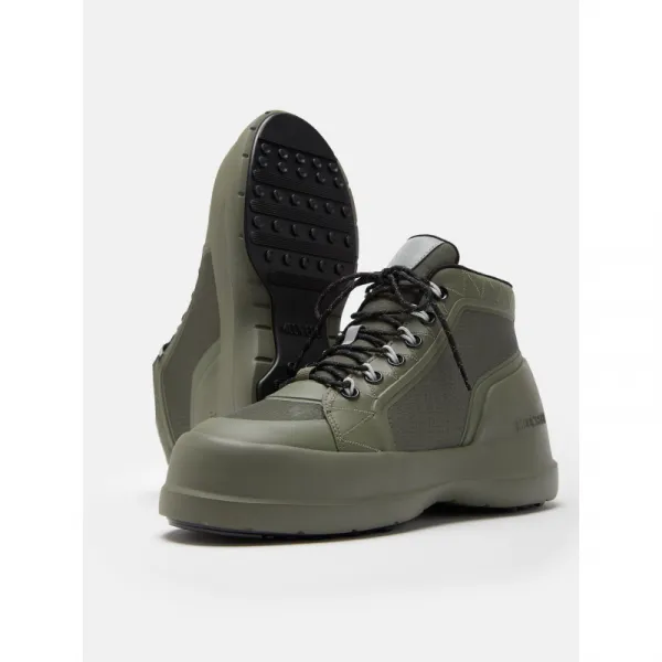 Pánske členkové zimné topánky MOON BOOT MB LUNA TREK MID NYLON M006 KHAKI