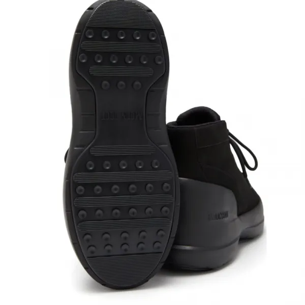 Pánske členkové zimné topánky MOON BOOT MB LUNA TREK MID NUBUCK-N001 BLACK