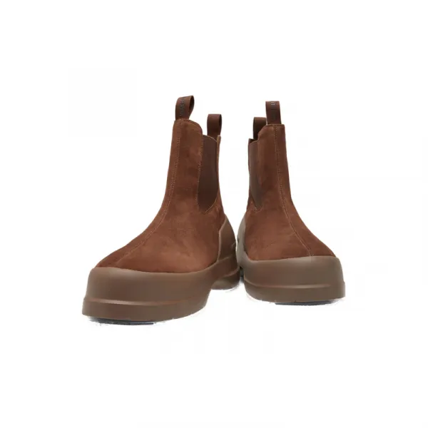 Vysoké zimné topánky MOON BOOT MB LUNA CHELSEA SUEDE-M004 BROWN