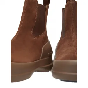 Vysoké zimné topánky MOON BOOT MB LUNA CHELSEA SUEDE-M004 BROWN