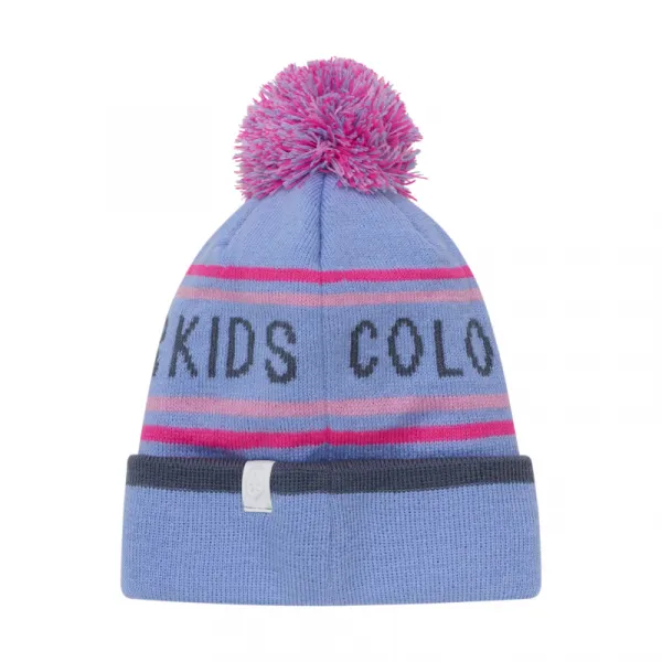 Detská zimná čiapka COLOR KIDS Hat - Logo CK-741915.6403-Hydrangea