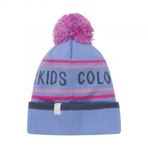 Detská zimná čiapka COLOR KIDS Hat - Logo CK-741915.6403-Hydrangea
