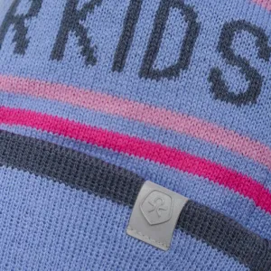 Detská zimná čiapka COLOR KIDS Hat - Logo CK-741915.6403-Hydrangea