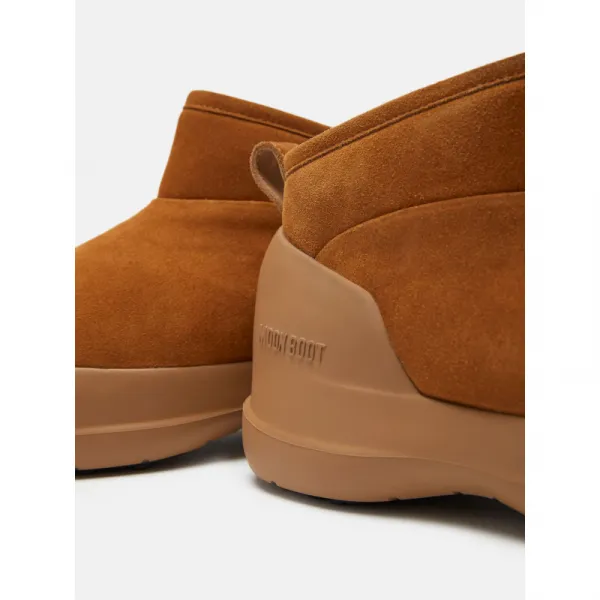 Nízke zimné topánky MOON BOOT MB LUNA LOW BOOT SUEDE-M008 COGNAC