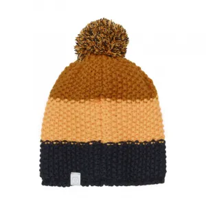 Detská zimná čiapka COLOR KIDS Hat - Colorblock-741911.3520-Orange Pop