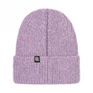 Dievčenská zimná čiapka COLOR KIDS Beanie Melange - Wool-741905.6053-Languid Lavender