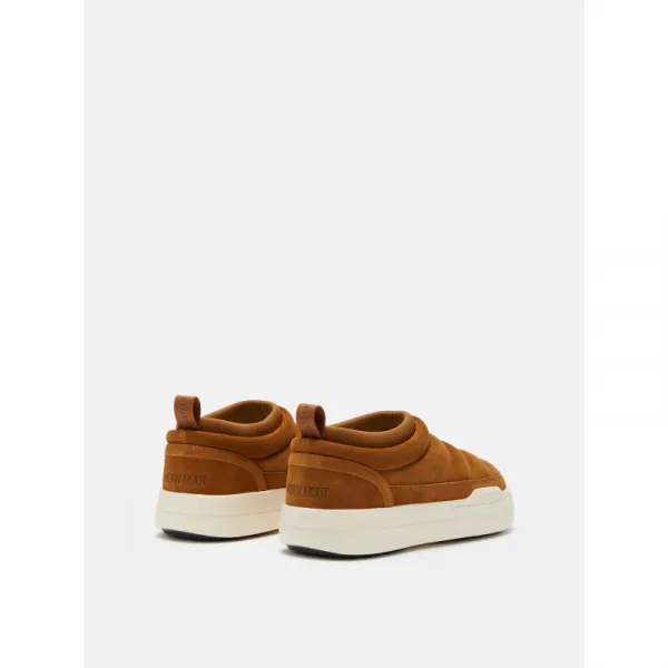 Nízke zimné topánky MOON BOOT MB PARK SOFT SUEDE-M008 COGNAC