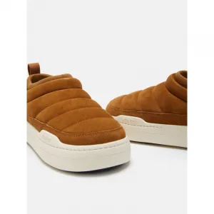 Nízke zimné topánky MOON BOOT MB PARK SOFT SUEDE-M008 COGNAC
