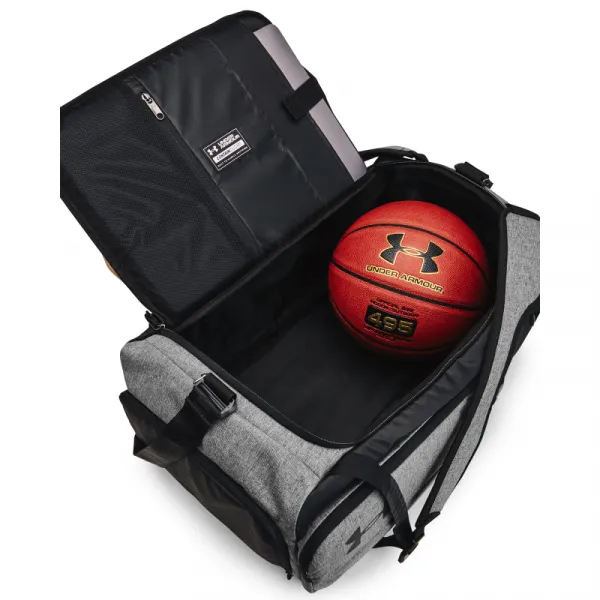Cestovná taška UNDER ARMOUR UA Contain Duo MD BP Duffle-GRY