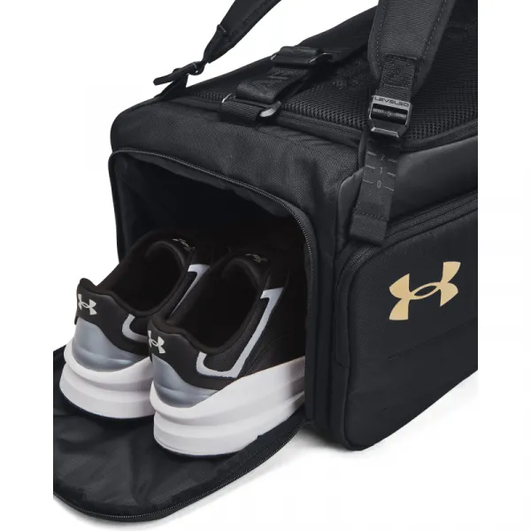 Cestovná taška UNDER ARMOUR UA Contain Duo SM BP Duffle-BLK