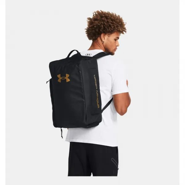 Cestovná taška UNDER ARMOUR UA Contain Duo SM BP Duffle-BLK