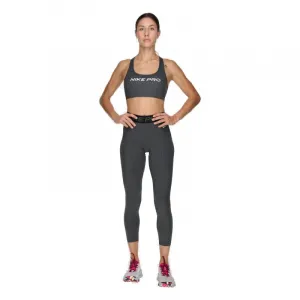 Dámska tréningová športová podprsenka NIKE PRO W SWSH LGT SPT AOP BRA-FN4708-060-ANTHRACITE