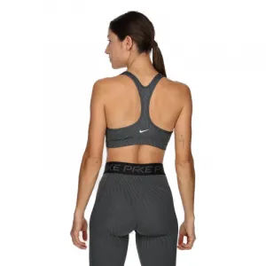 Dámska tréningová športová podprsenka NIKE PRO W SWSH LGT SPT AOP BRA-FN4708-060-ANTHRACITE