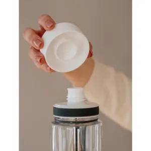 Fľaša EQUA Plain White, 600 ml