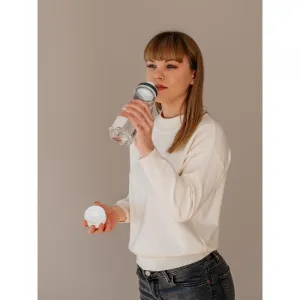 Fľaša EQUA Plain White, 600 ml
