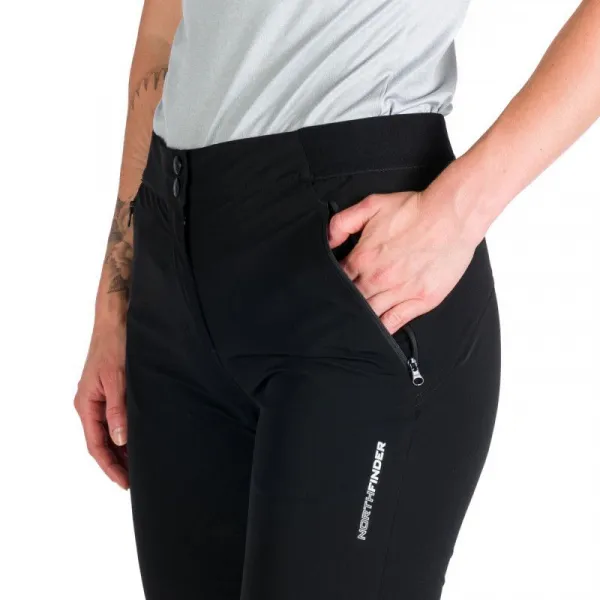 Dámske turistické kraťasy NORTHFINDER JACKIE-269-black