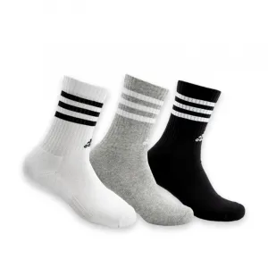 Ponožky ADIDAS 3S C SPW CRW 3P MGREYH WHITE BLACK W