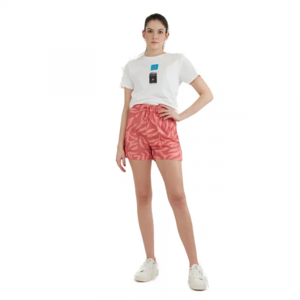 Dámske nohavice FUNDANGO Carla Shorts-353-hibiscus