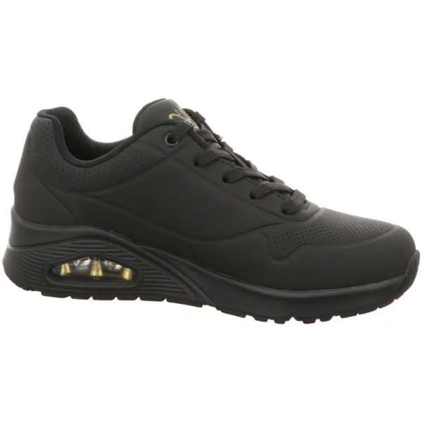 Dámska rekreačná obuv SKECHERS Uno Golden Heart black gold