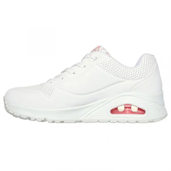 Dámska rekreačná obuv SKECHERS Uno Spread The Love white multi pink
