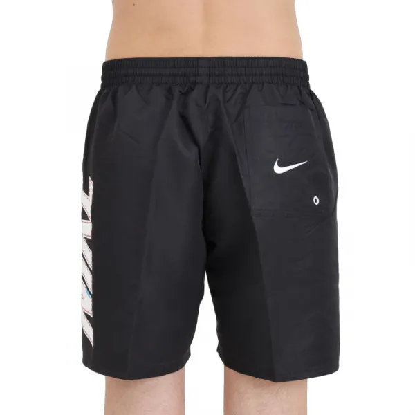 Pánske plavky NIKE SWIM Big Block 7 inch -001-Black