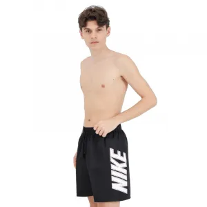 Pánske plavky NIKE SWIM Big Block 7 inch -001-Black